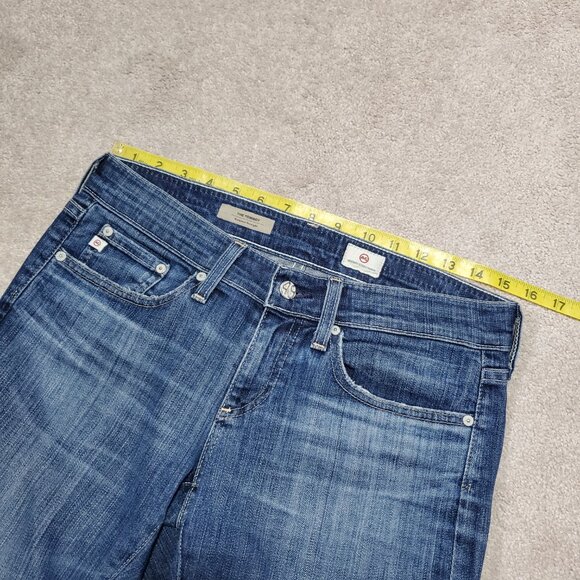 AG ADRIANO GOLDSCHMIED Tomboy Relaxed Straight Leg Jeans Low Rise Women 26 x 33" - Picture 10 of 14